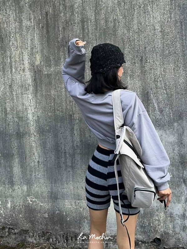 外磨毛內毛巾布三分褲(花花清單)